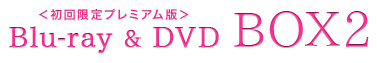 ＜初回限定プレミアム版＞Blu-ray & DVD BOX2