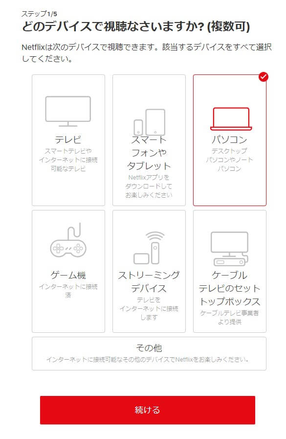 Netflix登録画面8
